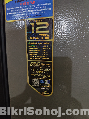 Walton 157 Ltr. Fridge বিক্রয় হবে।